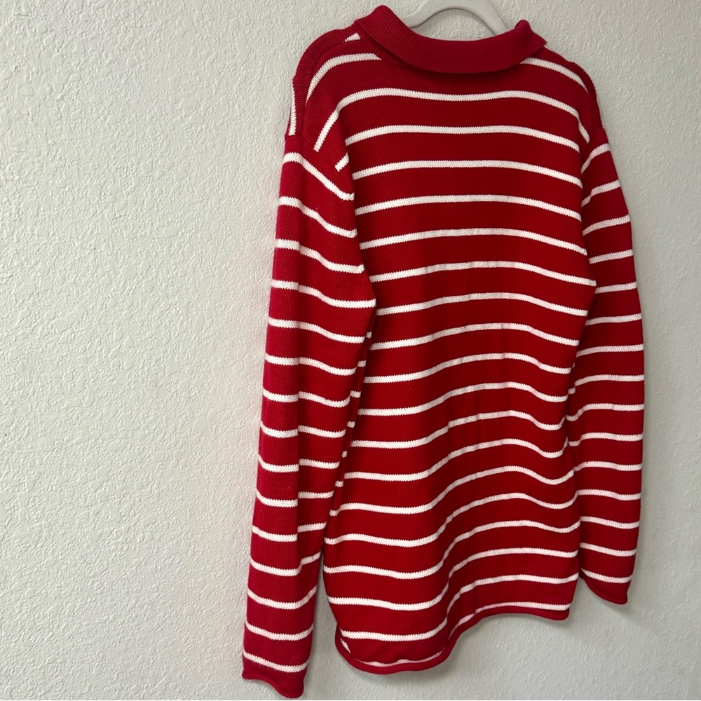 VINTAGE VILLAGER SPORT STRIPED SWEATER - Picture 6 of 7